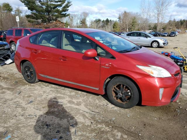 JTDKN3DU9C5429217 - 2012 TOYOTA PRIUS RED photo 4