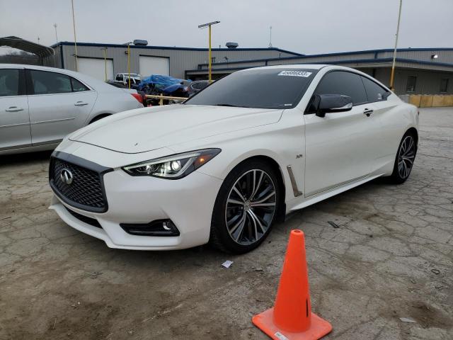 JN1EV7EK3JM341061 - 2018 INFINITI Q60 LUXE 300 WHITE photo 1