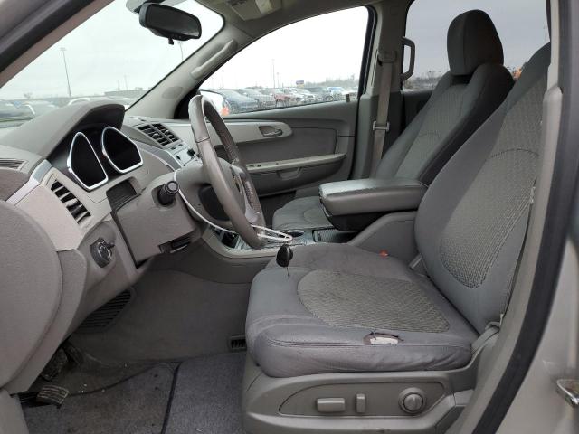 1GNKRFED3CJ232255 - 2012 CHEVROLET TRAVERSE LS SILVER photo 7