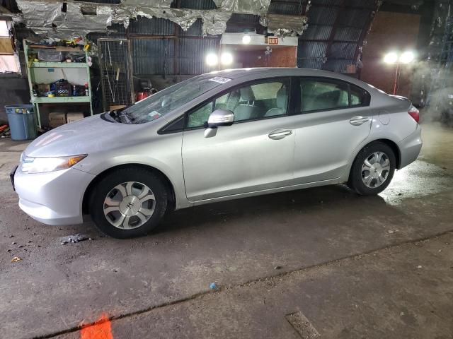 JHMFB4F31CS002294 - 2012 HONDA CIVIC HYBRID L SILVER photo 1