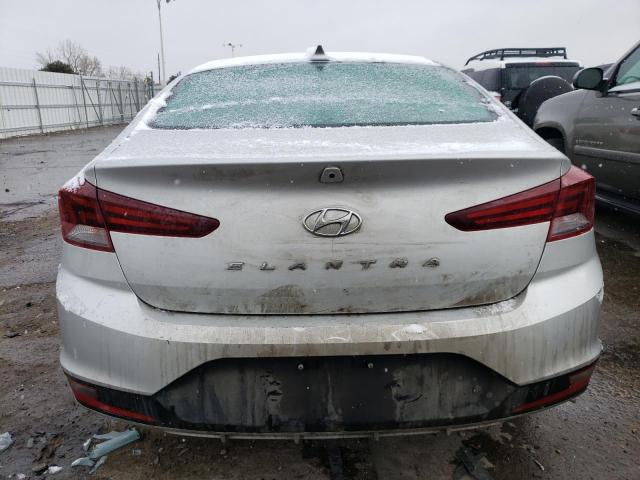 5NPD84LF8KH455864 - 2019 HYUNDAI ELANTRA SEL SILVER photo 6