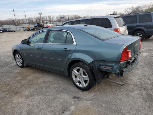 1G1ZG57B09F148126 - 2009 CHEVROLET MALIBU LS GREEN photo 2