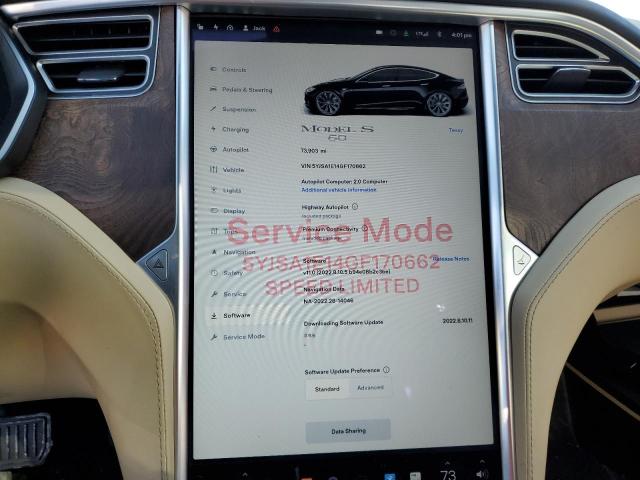 5YJSA1E14GF170662 - 2016 TESLA MODEL S Qara foto 9