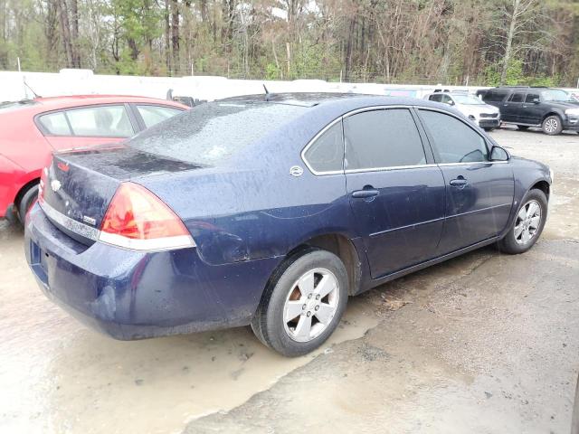 2G1WT58KX79189897 - 2007 CHEVROLET IMPALA LT BLUE photo 3