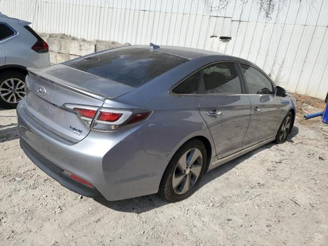 KMHE34L12GA022204 - 2016 HYUNDAI SONATA HYBRID GRAY photo 3