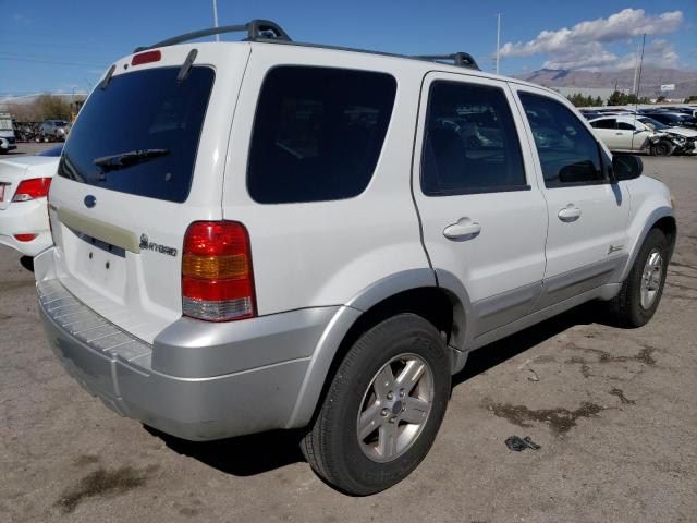 1FMCU95H06KA39927 - 2006 FORD ESCAPE HEV WHITE photo 3