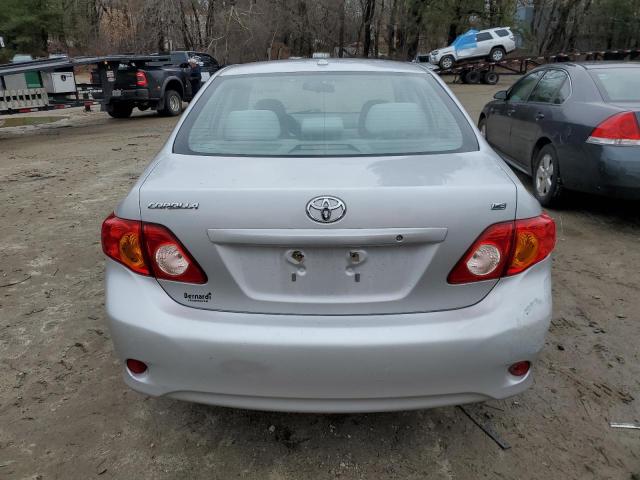 1NXBU4EE9AZ369082 - 2010 TOYOTA COROLLA BASE SILVER photo 6