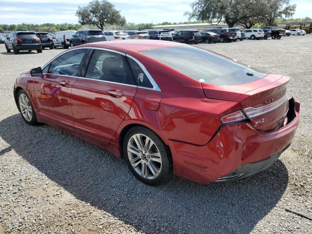 3LN6L2LU9FR624377 - 2015 LINCOLN MKZ HYBRID RED photo 2