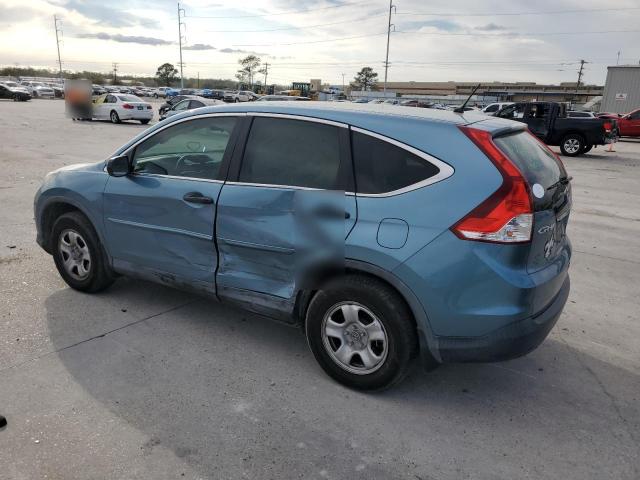 2HKRM3H3XEH505436 - 2014 HONDA CR-V LX BLUE photo 2