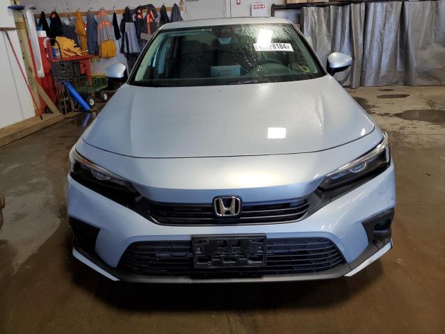 2HGFE1F76NH322166 - 2022 HONDA CIVIC EX BLUE photo 5