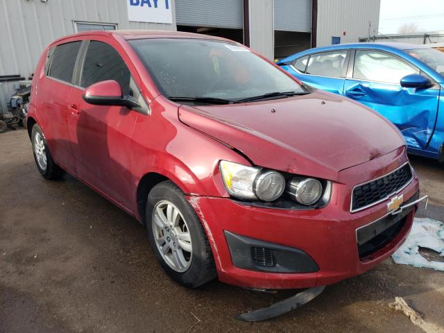 1G1JC6SH7E4176389 - 2014 CHEVROLET SONIC LT RED photo 4