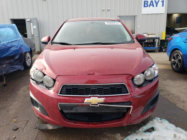 1G1JC6SH7E4176389 - 2014 CHEVROLET SONIC LT RED photo 5