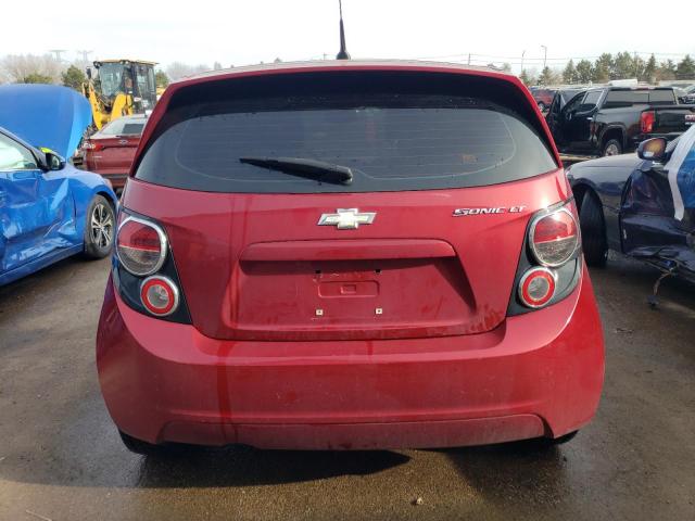 1G1JC6SH7E4176389 - 2014 CHEVROLET SONIC LT RED photo 6