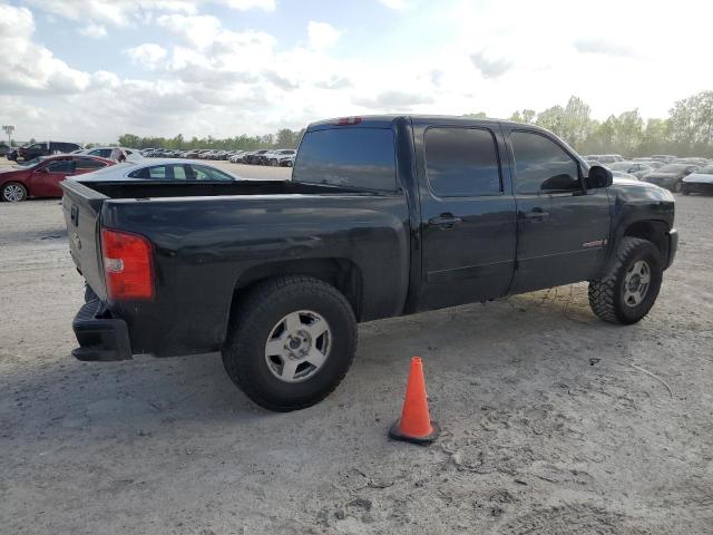 2GCEK13Y471507330 - 2007 CHEVROLET SILVERADO K1500 CREW CAB BLACK photo 3