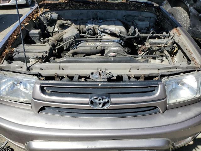 JT3GN86R720247303 - 2002 TOYOTA 4RUNNER SR5 SILVER photo 11