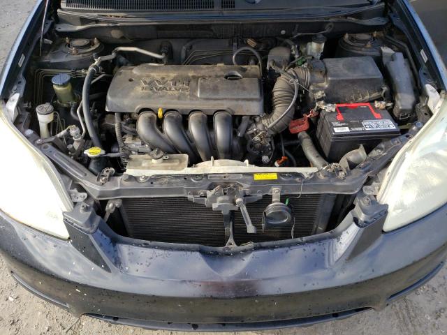 2T1KR32E24C172065 - 2004 TOYOTA COROLLA MA XR BLACK photo 11