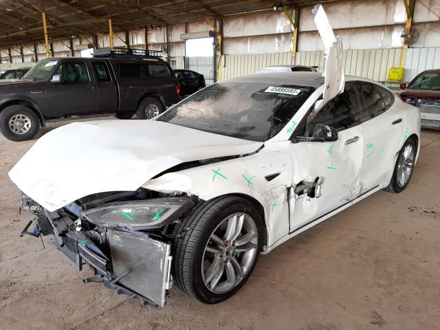 5YJSA1E20GF150305 - 2016 TESLA MODEL S Սպիտակ լուսանկար 1
