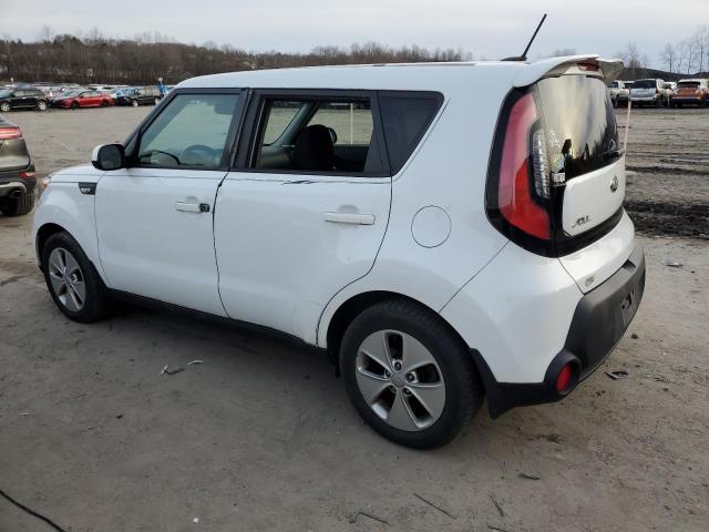 KNDJN2A26E7057836 - 2014 KIA SOUL WHITE photo 2