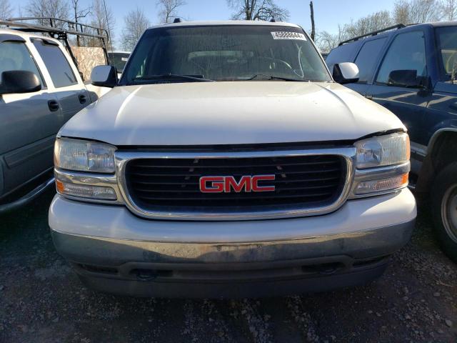 1GKEK13T45R113307 - 2005 GMC YUKON WHITE photo 5