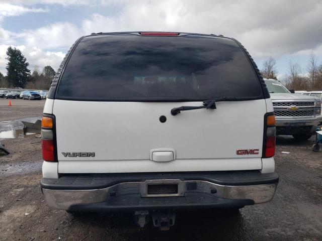 1GKEK13T45R113307 - 2005 GMC YUKON WHITE photo 6