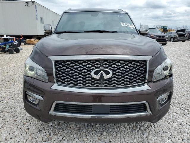 JN8AZ2NE9G9120187 - 2016 INFINITI QX80 MAROON photo 5