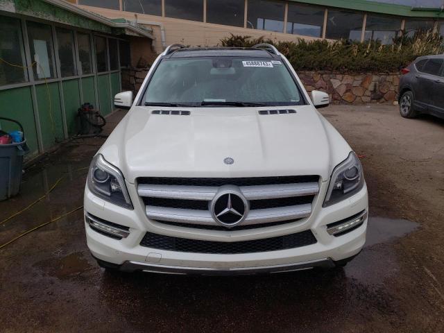 4JGDF7CE0EA271766 - 2014 MERCEDES-BENZ GL 450 4MATIC WHITE photo 5