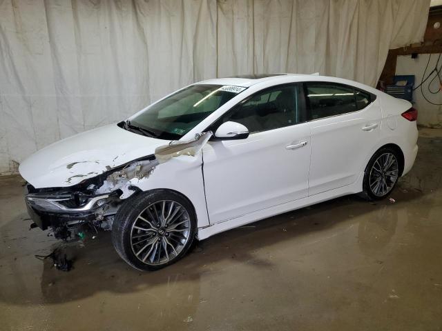 KMHD04LB6JU536110 - 2018 HYUNDAI ELANTRA SPORT WHITE photo 1