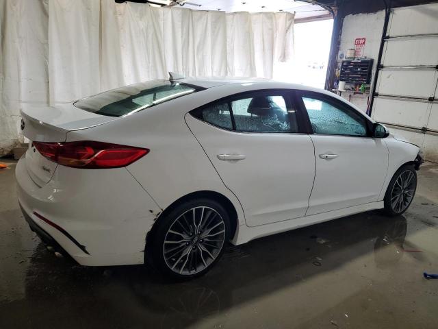 KMHD04LB6JU536110 - 2018 HYUNDAI ELANTRA SPORT WHITE photo 3