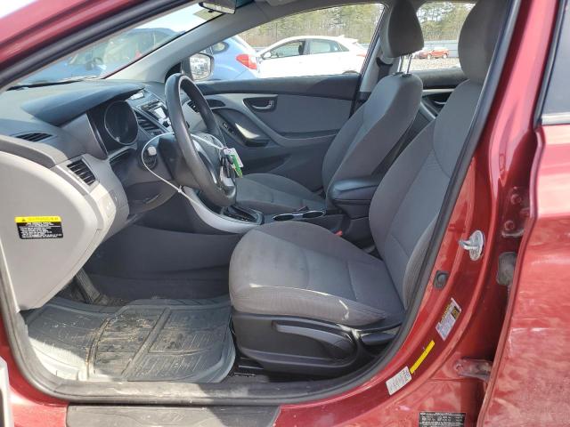 5NPDH4AE4GH770422 - 2016 HYUNDAI ELANTRA SE MAROON photo 7