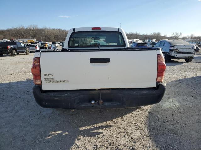 5TENX22N08Z575068 - 2008 TOYOTA TACOMA WHITE photo 6