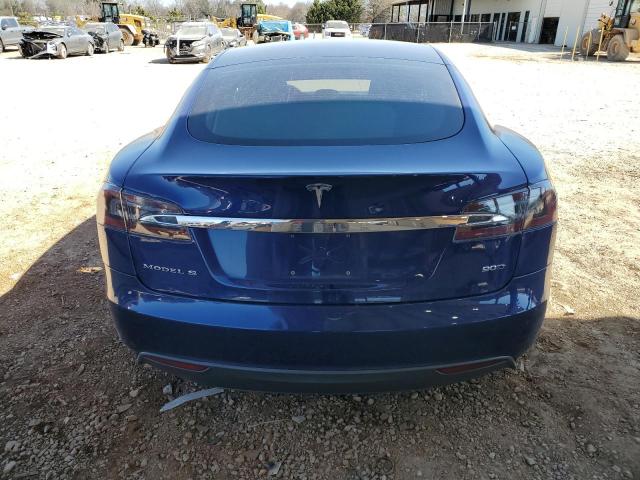 5YJSA1E24GF131983 - 2016 TESLA MODEL S BLUE photo 6