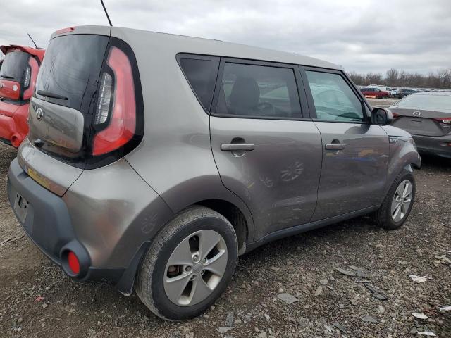 KNDJN2A24F7186952 - 2015 KIA SOUL GRAY photo 3