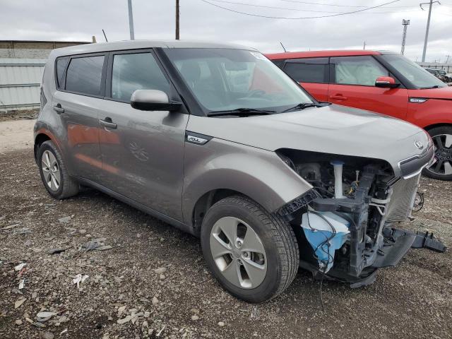 KNDJN2A24F7186952 - 2015 KIA SOUL GRAY photo 4