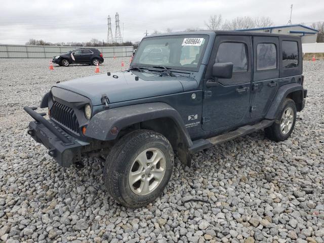 1J4GA391X7L173651 - 2007 JEEP WRANGLER X BLUE photo 1