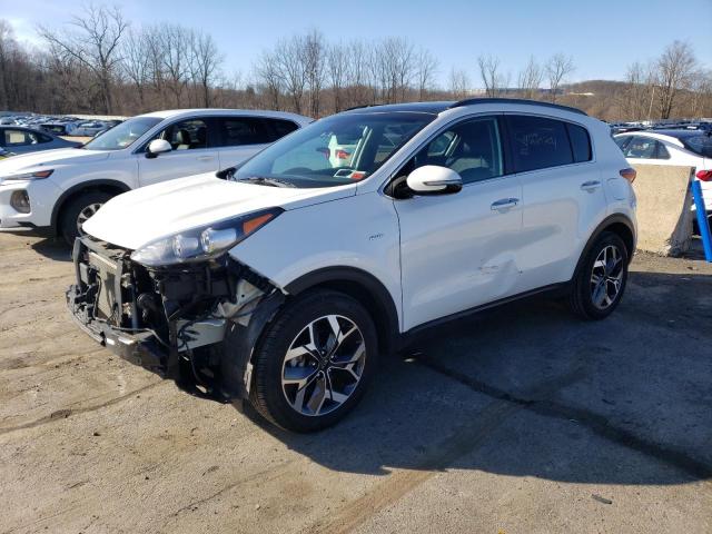 KNDPNCAC2L7667819 - 2020 KIA SPORTAGE EX WHITE photo 1