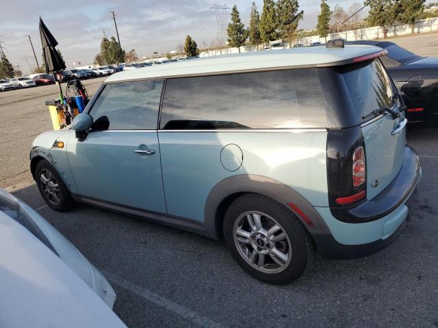 WMWZF3C51DT491517 - 2013 MINI COOPER CLUBMAN TURQUOISE photo 2