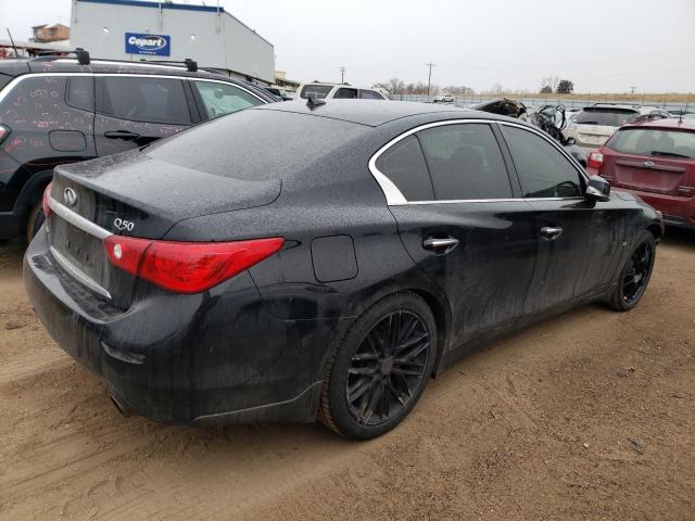 JN1BV7AR1FM409564 - 2015 INFINITI Q50 BASE BLACK photo 3