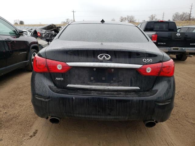 JN1BV7AR1FM409564 - 2015 INFINITI Q50 BASE BLACK photo 6