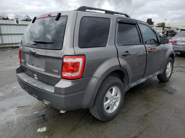 1FMCU0DG4CKB04133 - 2012 FORD ESCAPE XLT GRAY photo 3