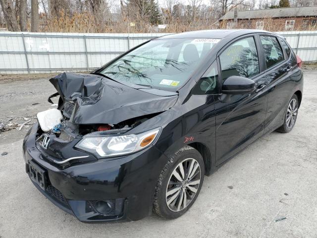 3HGGK5H81FM704022 - 2015 HONDA FIT EX BLACK photo 1