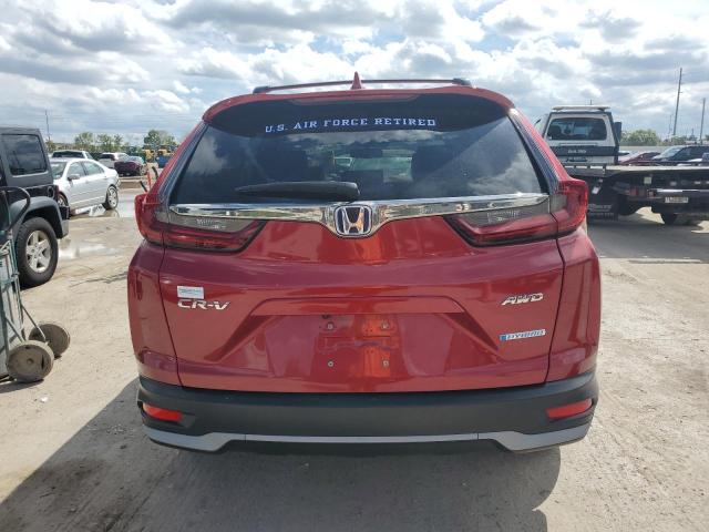 7FART6H86ME019630 - 2021 HONDA CR-V EXL RED photo 6