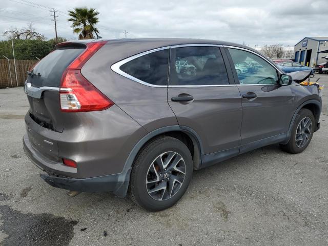 2HKRM3H4XGH554292 - 2016 HONDA CR-V SE GRAY photo 3