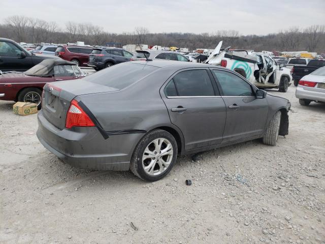 3FAHP0HA5CR353629 - 2012 FORD FUSION SE GRAY photo 3