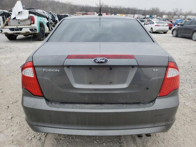 3FAHP0HA5CR353629 - 2012 FORD FUSION SE GRAY photo 6