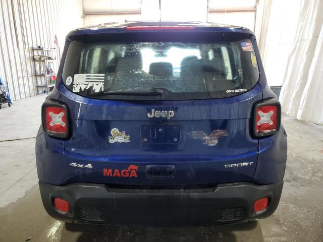 ZACCJBAB1JPJ54229 - 2018 JEEP RENEGADE SPORT BLUE photo 6