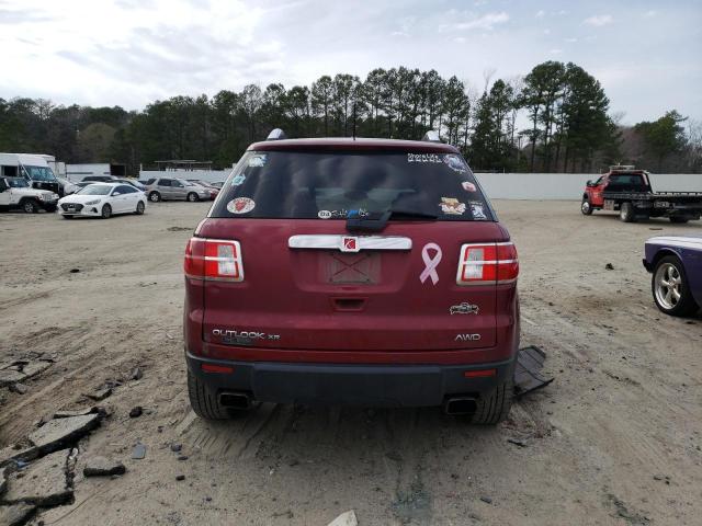 5GZEV33737J136756 - 2007 SATURN OUTLOOK SPECIAL წითელი ფოტო 6