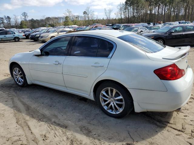 JNKBV61F78M251746 - 2008 INFINITI G35 WHITE photo 2