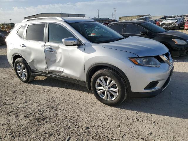 KNMAT2MT7FP529196 - 2015 NISSAN ROGUE S SILVER photo 4