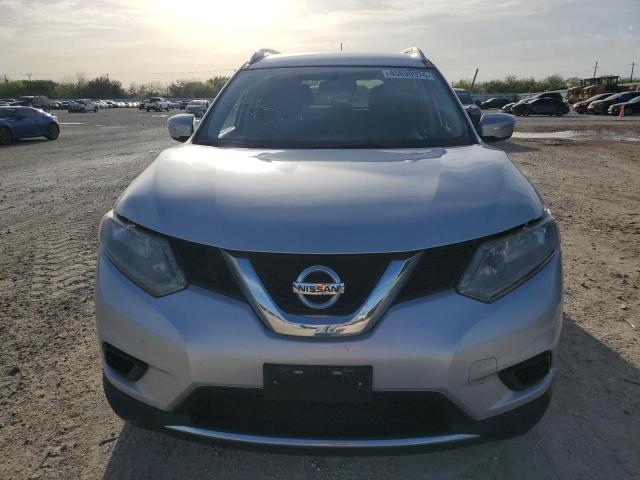 KNMAT2MT7FP529196 - 2015 NISSAN ROGUE S SILVER photo 5