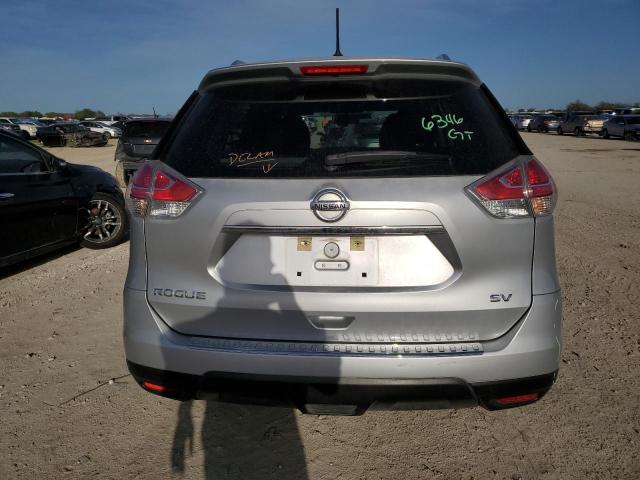 KNMAT2MT7FP529196 - 2015 NISSAN ROGUE S SILVER photo 6